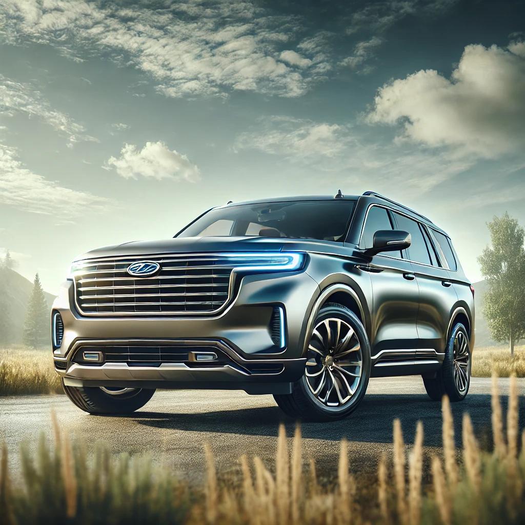 A sleek, modern suv